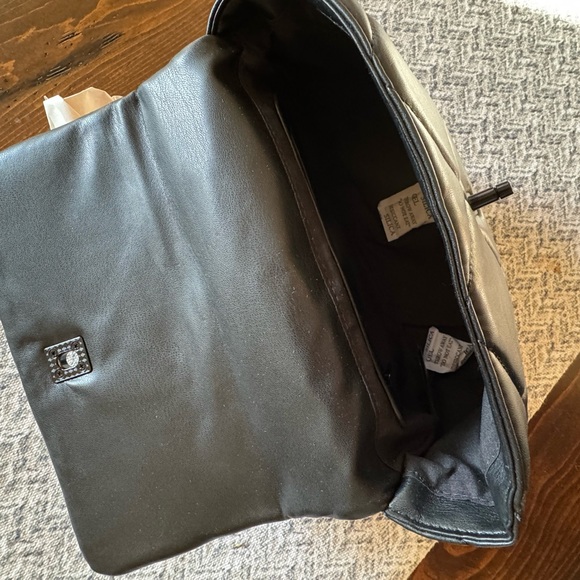 NWT Gilda Paris Small Black quilted crossbody. - Picture 4 of 4